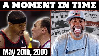 Whack! Rasheed Wallace Gets Ejected For Staring!