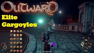 【Outward】物质世界 Elemental Prismatic Flurry Vs Elite Gargoyles (1min9sec)