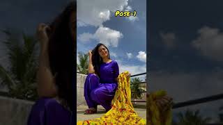 5 Poses In Punjabi Suit Day-7 Youtube Santoshi Megharaj