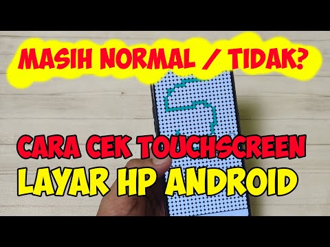 cara cek touchscreen