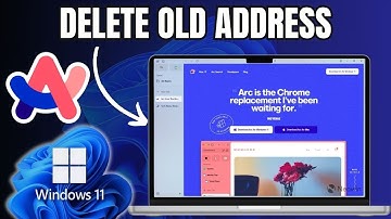 How to Delete Old Address from Arc Browser in Windows 11