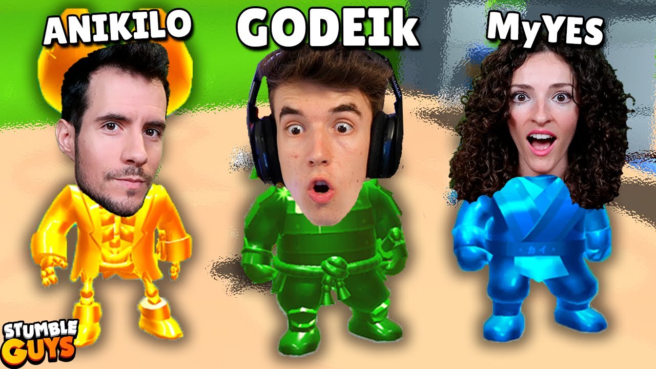🤩 SOLO ESPECIALES con GODEIK en STUMBLE GUYS ¡RULETAS!