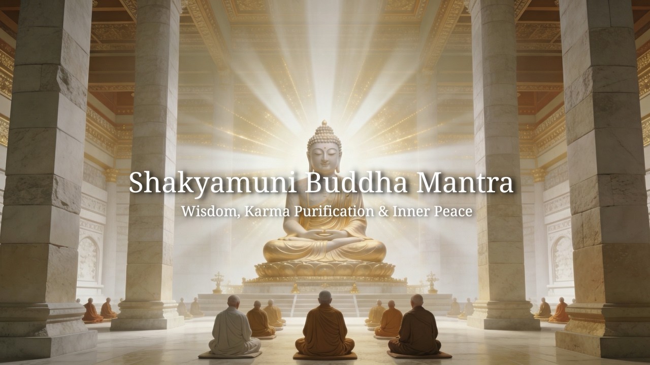 Shakyamuni Buddha Mantra — Wisdom, Karma Purification & Inner Peace | Monk Chant
