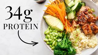Low Carb Teriyaki Salmon Bowl | Anti-Inflammatory Dinner