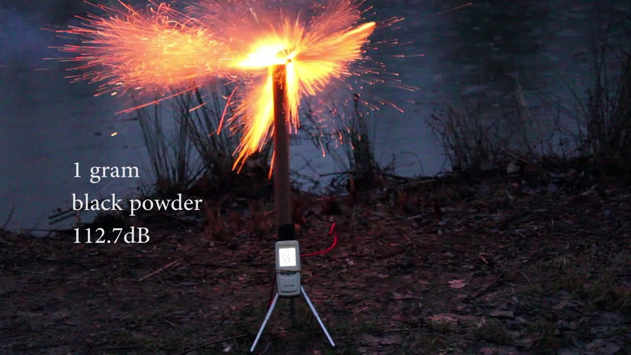 BLACK POWDER vs KNO3/S/Al FLASH POWDER YouTube