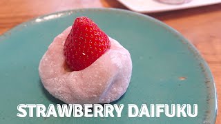 How to make Strawberry Daifuku Mochi / Vegan Recipe 簡単 いちご大福の作り方 レシピ