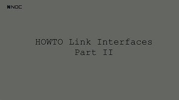 NOC Project Getting Started. Linking objects Part II