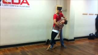 Advanced Salsa Move #49 - The Right Turn Psych Out