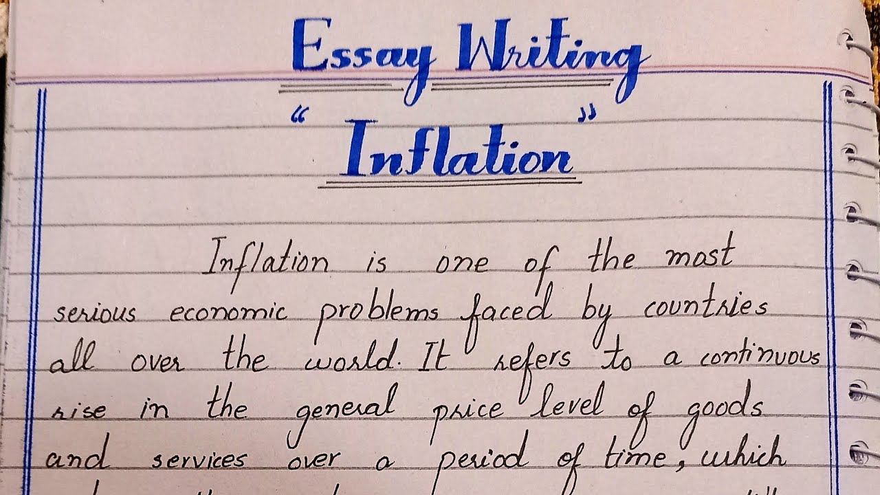 Essay on topic " inflation " with quotations for all classes