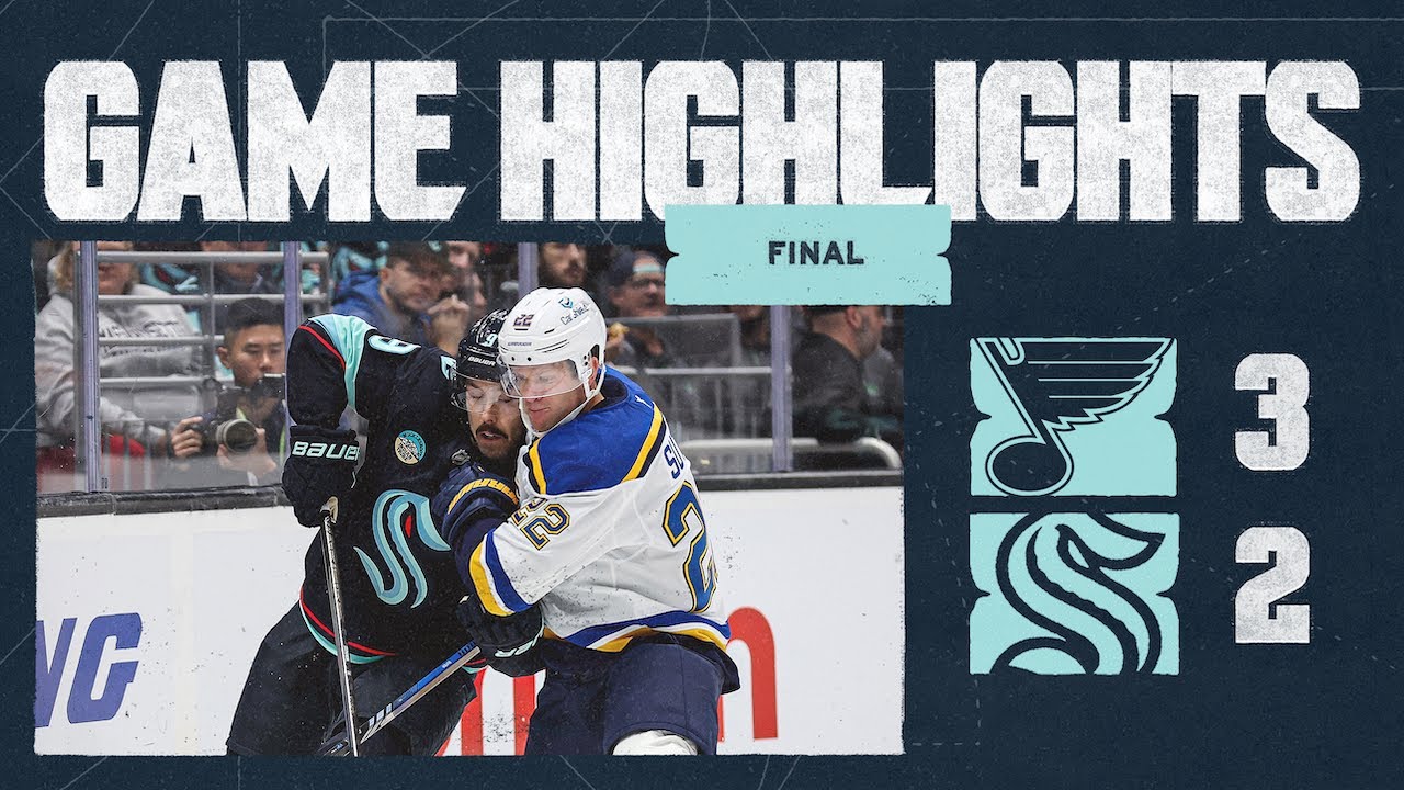 Seattle Kraken Vs St Louis Blues Last Game Seattle Kraken Vs St Louis Blues Last Game