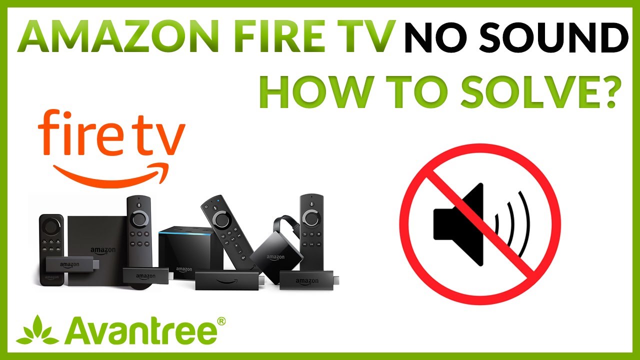 Amazon Fire Tv No Sound How To Fix Youtube