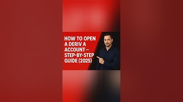 How to Open a Deriv Account in 2025 | Step-by-Step Tutorial for Beginners