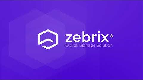 Zebrix showreel demo