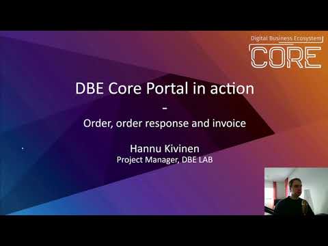 DBE Core Portal in action