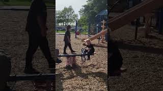 Teeter Totter With Cousin Nathyn