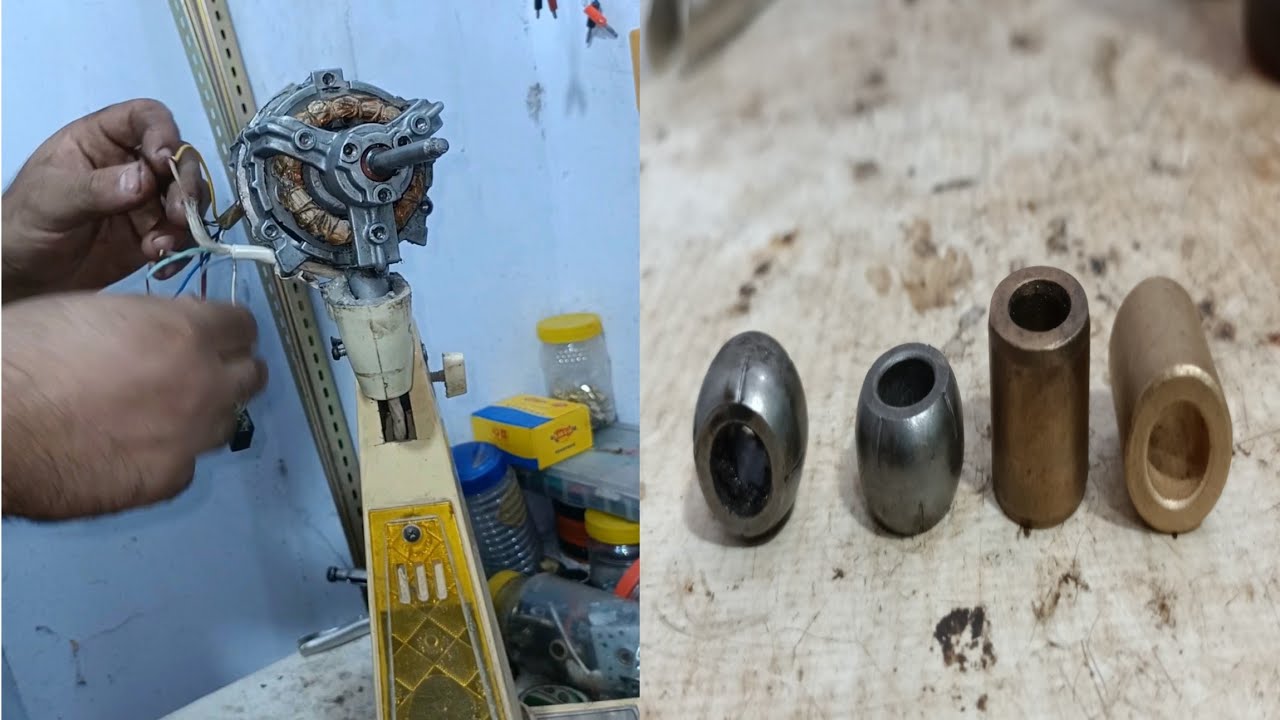 ماتور المروحة قافش او بيزن او بيعمل صوت عالى لازم تشوف الفيديو ده/الطريقة الصحيحة لتغيير جلب الماتور