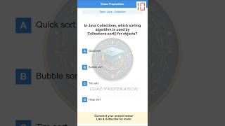 Java MCQ 74 - Collection - GATE CDAC CCAT CCEE - 1min Challenge - 3 Question #ccat #cdac #gate #ccee