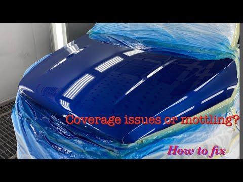 How to fix coverage issues and mottling with Axalta paint