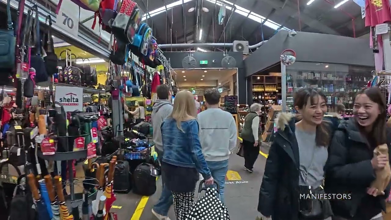 4K Walking Tour: South Melbourne Market – Food, Shopping & Vibes!