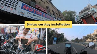 Simtac M2 Navigation system installation on Himalayan 450