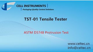 ASTM D5748 puncture resistance testing for stretch wrap film