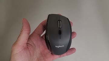How to replace the batteries on a Logitech M705 wireless mouse