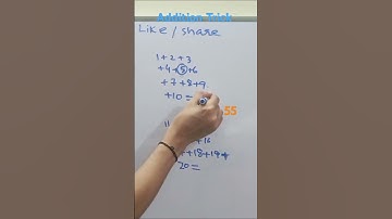 Addition Trick 🔥 | Math Hack | #education