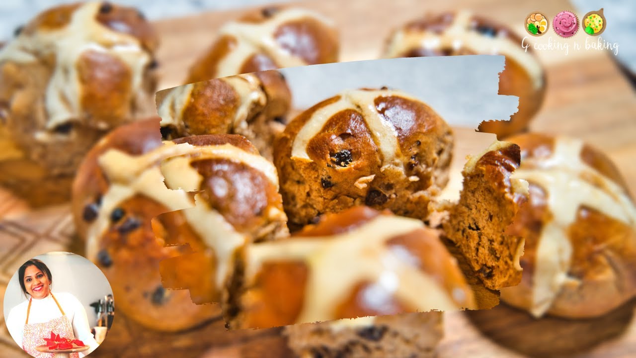 Hot Cross Buns Air Fryer & Oven Bake Recipe YouTube