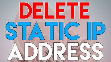 How To Delete Static ip Address in Windows 11