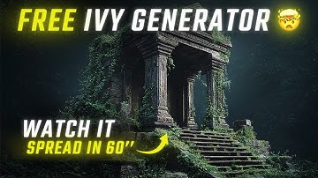 FREE Ivy Generator in 60 SECONDS?! Blender, Maya, 3dsMax & More Face‑Off 💥