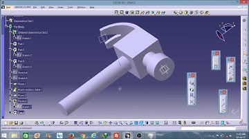 Catia V5 : Hammer tutorial