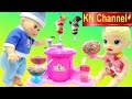 Đồ chơi trẻ em MÁY LÀM KEM MINI TẠI NHÀ Ice cream Machine BABY ALIVE DOLL