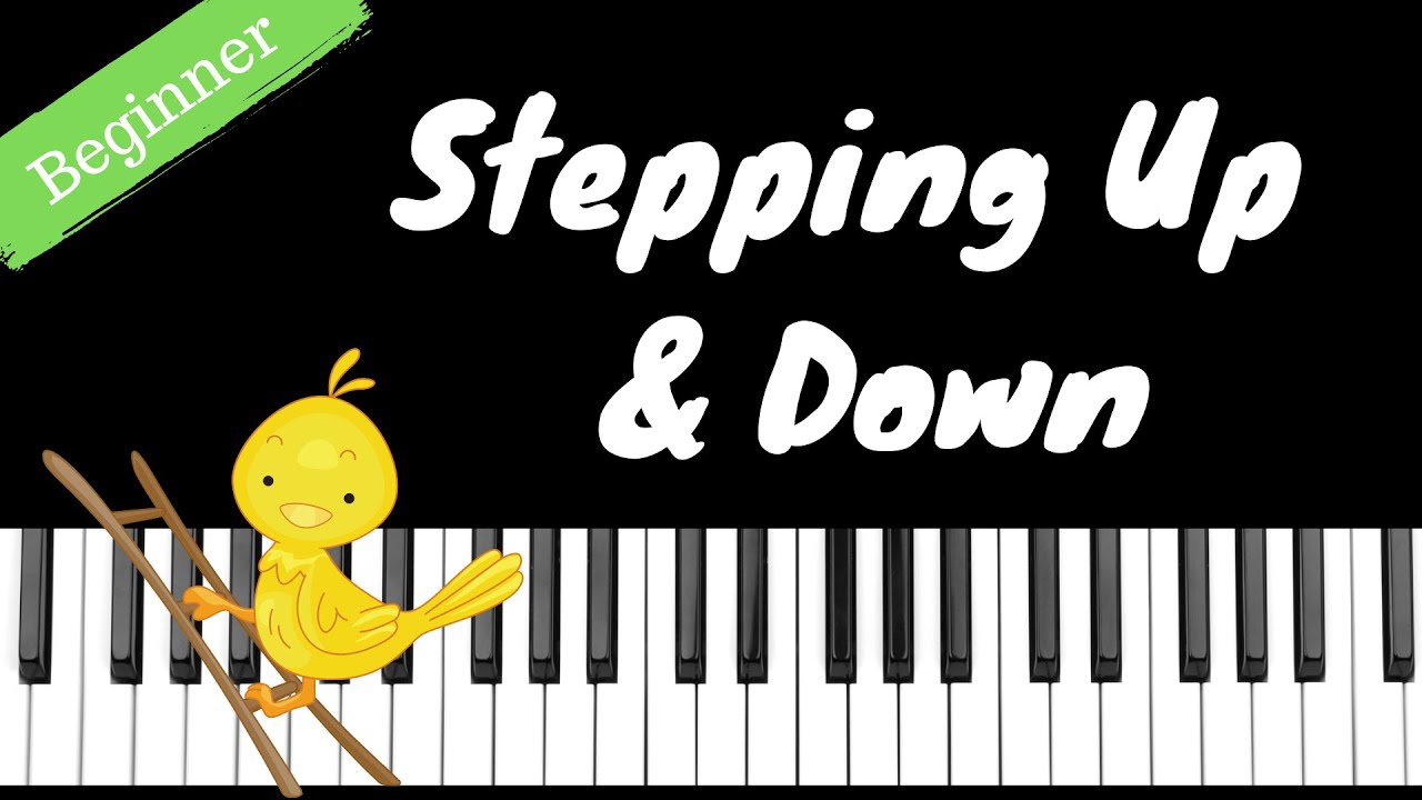 Stepping Up and Down | BEGINNER Piano Tutorial - YouTube
