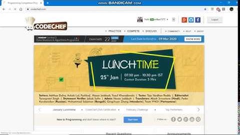 Running your first program in Codechef || Common mistakes made
