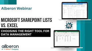 Microsoft SharePoint Lists vs. Excel