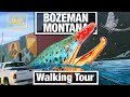 4K City Walks - Bozeman Montana - Downtown Post Lockdown - Virtual Walking Trails for Treadmill