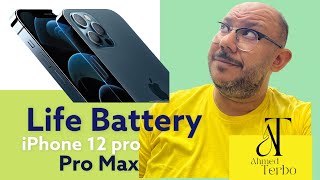 حل مشكلة نقص بطارية iphone 12pro-pro max