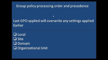 GPO Precedence, Blocking and Enforcing GPO - Etechtraining.com