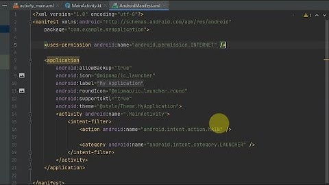 Add Internet Access Permission to Android App | Android App Development | 2021