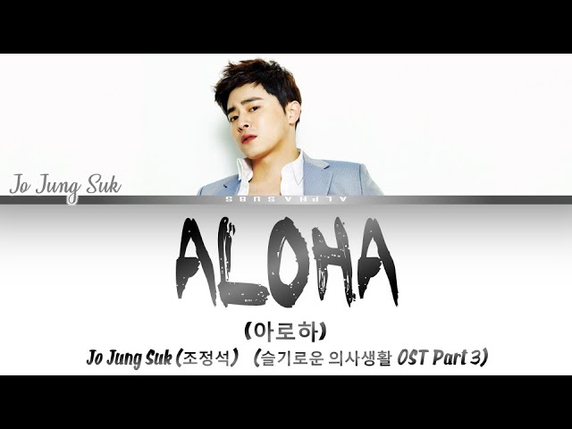 Jo Jung Suk (조정석) - ALOHA [아로하] Lyrics/가사 [Han|Rom|Eng] 슬기로운 의사생활 OST Part 3 / Hospital Playlist OST class=