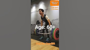 100kg Trap Bar Deadlift - Top Set 4/4 - Daily SHORT Strength Training Program 2023 10 10