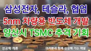 삼성전자, 테슬라 5nm 차량용반도체 협업