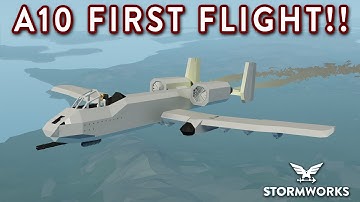 A10 Eerste Vlucht!! - Deel 3 - Zoek- en Vernietigingswapens DLC - Stormworks