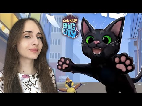 Видео: Котик в большом городе - Прохождение Little Kitty, Big City #1