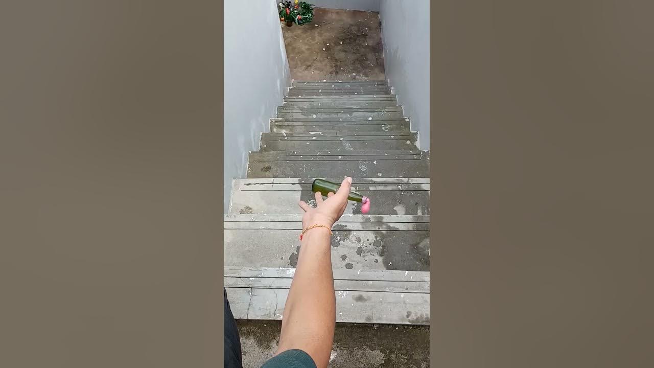 Breaking Glass Bottle. YouTube