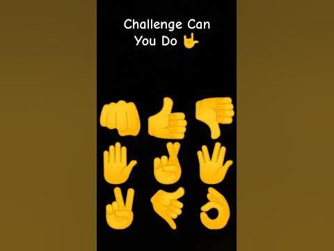 Challenge Can You Do 🤟 - YouTube