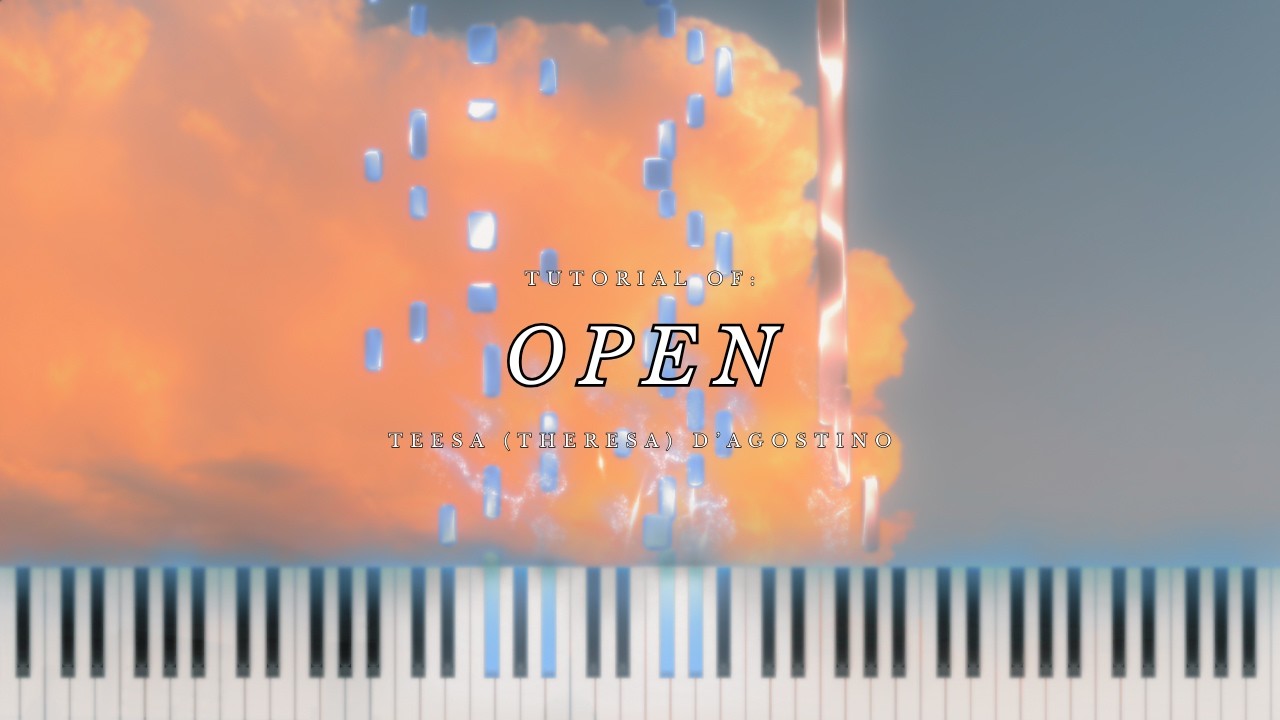 Open | Teesa | 6 Hand Piano Tutorial