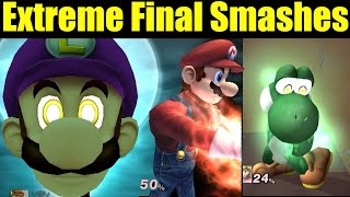 EXTREME, POWERFUL And DESTRUCTIVE Final Smashes in Super Smash Bros (Smash Mods)