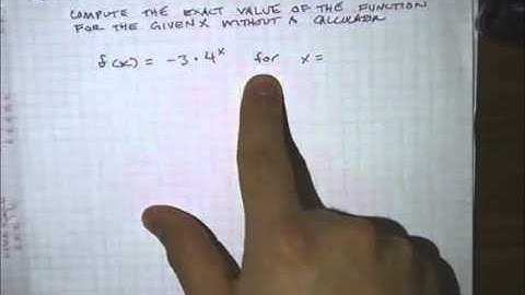 Log Example: Evaluating Exponential Functions without A Calculator