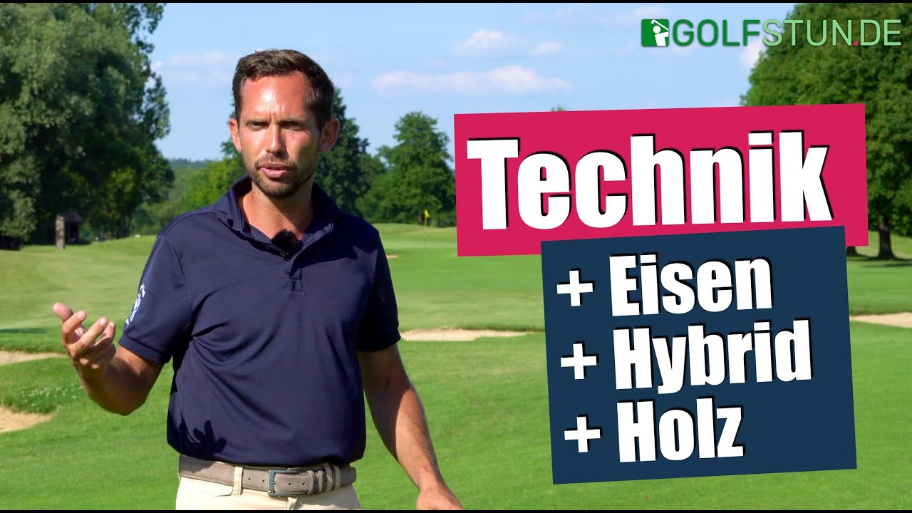 Golfschwung-Technik Transportschlag – Eisen, Holz und Hybrid
